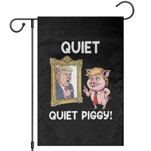 Resistance Movement Quiet Quiet Piggy Garden Flag Funny Pig Political TS12 Black Print Your Wear