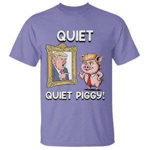 Resistance Movement Quiet Quiet Piggy T Shirt Funny Pig Political - Print Your Wear