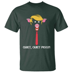 Quiet Quiet Piggy Meme T Shirt Anti Authoritarian Political Gag Gift - Print Your Wear