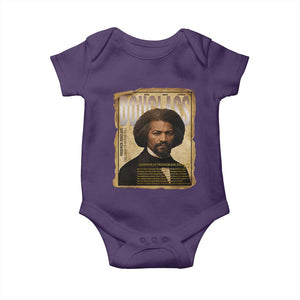 Frederick Douglass Historical Newspaper Baby Onesie The Sage Of Cedar Hill TS12 Purple Print Your Wear