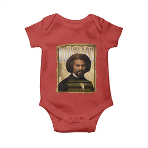 Frederick Douglass Historical Newspaper Baby Onesie The Sage Of Cedar Hill TS12 Red Print Your Wear