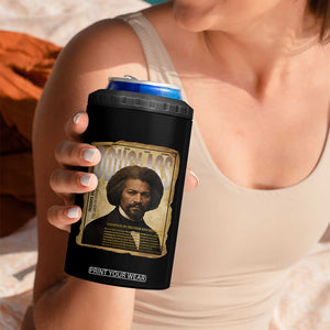 Frederick Douglass Historical Newspaper 4 in 1 Can Cooler Tumbler The Sage Of Cedar Hill TS12 Print Your Wear