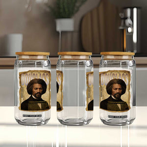 Frederick Douglass Historical Newspaper Glass Can The Sage Of Cedar Hill TS12 Print Your Wear