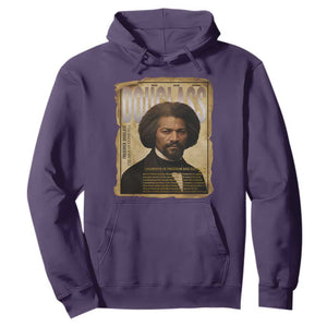 Frederick Douglass Historical Newspaper Hoodie The Sage Of Cedar Hill TS12 Purple Print Your Wear