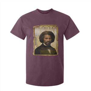 Frederick Douglass Historical Newspaper T Shirt For Kid The Sage Of Cedar Hill TS12 Maroon Print Your Wear