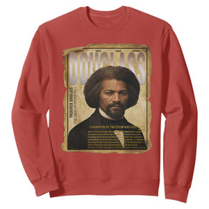 Frederick Douglass Historical Newspaper Sweatshirt The Sage Of Cedar Hill TS12 Red Print Your Wear
