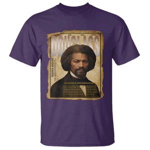 Frederick Douglass Historical Newspaper T Shirt The Sage Of Cedar Hill TS12 Purple Print Your Wear