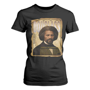 Frederick Douglass Historical Newspaper T Shirt For Women The Sage Of Cedar Hill TS12 Black Print Your Wear