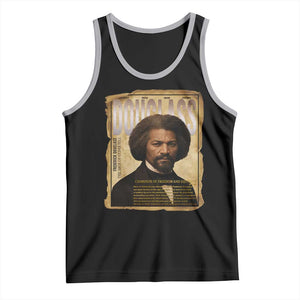 Frederick Douglass Historical Newspaper Tank Top The Sage Of Cedar Hill TS12 Black Athletic Heather Print Your Wear