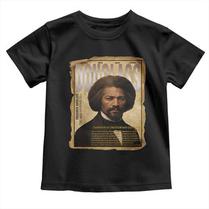 Frederick Douglass Historical Newspaper Toddler T Shirt The Sage Of Cedar Hill TS12 Black Print Your Wear