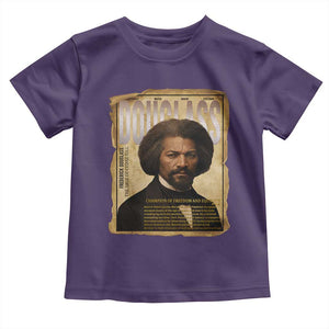 Frederick Douglass Historical Newspaper Toddler T Shirt The Sage Of Cedar Hill TS12 Purple Print Your Wear