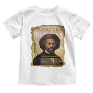Frederick Douglass Historical Newspaper Toddler T Shirt The Sage Of Cedar Hill TS12 White Print Your Wear