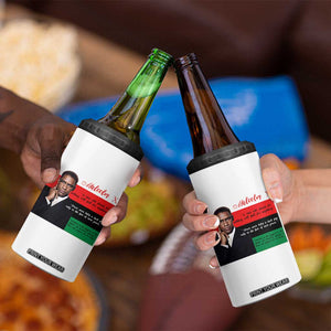 Motivational Malcolm X Quote 4 in 1 Can Cooler Tumbler Black History Month Gift TS12 Print Your Wear