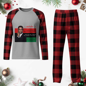 Motivational Malcolm X Quote Plaid Pajama Set Black History Month Gift TS12 Buffalo Plaid Print Your Wear