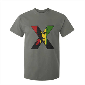 Malcolm X T Shirt For Kid African American Heritage Gift TS12 Military Green Print Your Wear