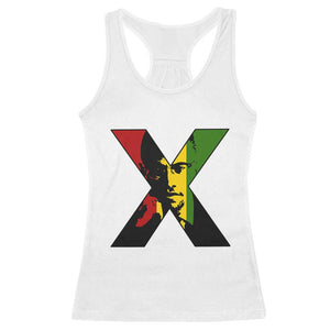 Malcolm X Racerback Tank Top African American Heritage Gift TS12 White Print Your Wear