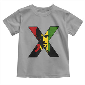 Malcolm X Toddler T Shirt African American Heritage Gift TS12 Sport Gray Print Your Wear