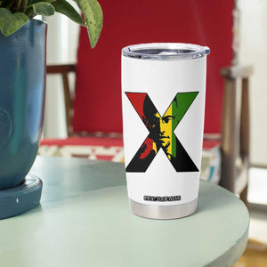 Malcolm X Tumbler Cup African American Heritage Gift TS12 Print Your Wear
