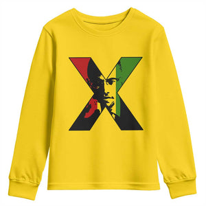 Malcolm X Youth Sweatshirt African American Heritage Gift TS12 Daisy Print Your Wear