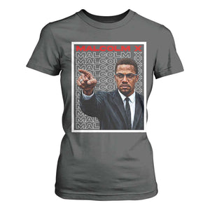 Malcolm X Legend T Shirt For Women African American Activist Legacy TS12 Dark Heather Print Your Wear