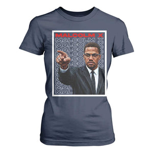 Malcolm X Legend T Shirt For Women African American Activist Legacy TS12 Navy Print Your Wear