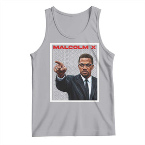 Malcolm X Legend Tank Top African American Activist Legacy TS12 Athletic Heather Print Your Wear