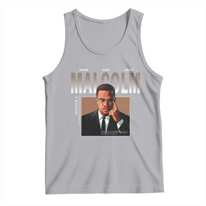 Black History Hero Malcolm X Tank Top Stumbling Is Not Falling TS12 Athletic Heather Print Your Wear