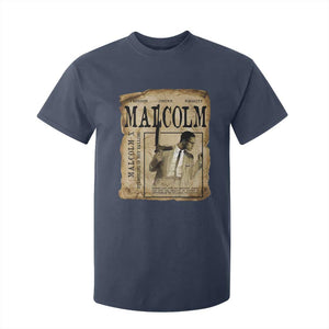 Malcolm X Historical Newspaper T Shirt For Kid Stumbling Is Not Falling Black History TS12 Navy Print Your Wear