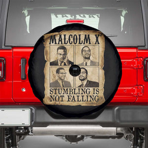 Malcolm X Spare Tire Cover Stumbling Is Not Falling Historical Poster TS12 Black Print Your Wear