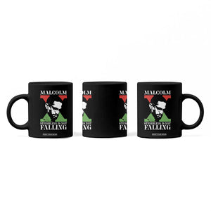 Malcolm X Coffee Mug Stumbling Is Not Falling Black History Leader TS12 Print Your Wear