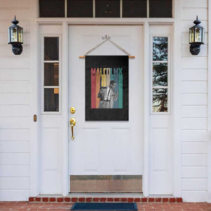 Malcolm X Garden Flag Retro Portrait Black Empowerment Heritage Gift TS12 Print Your Wear