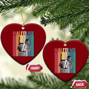 Malcolm X Ceramic Ornament Retro Portrait Black Empowerment Heritage Gift TS12 Print Your Wear