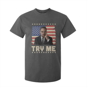 Malcolm X Try Me T Shirt For Kid African American Pride Gift TS12 Dark Heather Print Your Wear