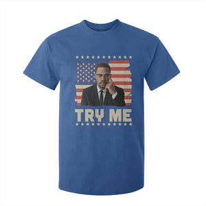 Malcolm X Try Me T Shirt For Kid African American Pride Gift TS12 Royal Blue Print Your Wear