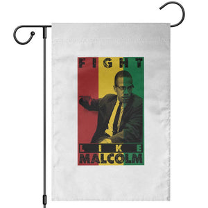 Fight Like Malcolm X Garden Flag African American Pride Gift TS12 Black Print Your Wear