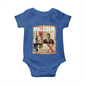 Malcolm X Quote Baby Onesie Nobody Can Give You Freedom Take It TS12 Royal Blue Print Your Wear