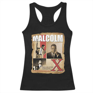 Malcolm X Quote Racerback Tank Top Nobody Can Give You Freedom Take It TS12 Black Print Your Wear