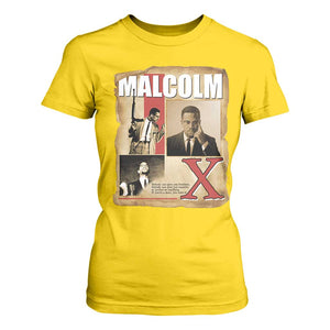 Malcolm X Quote T Shirt For Women Nobody Can Give You Freedom Take It TS12 Daisy Print Your Wear
