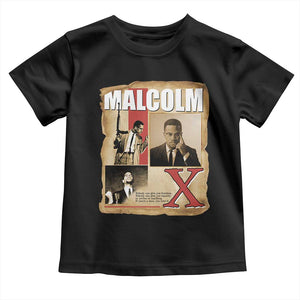 Malcolm X Quote Toddler T Shirt Nobody Can Give You Freedom Take It TS12 Black Print Your Wear