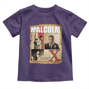 Malcolm X Quote Toddler T Shirt Nobody Can Give You Freedom Take It TS12 Purple Print Your Wear