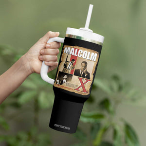 Malcolm X Quote Tumbler With Handle Nobody Can Give You Freedom Take It TS12 Print Your Wear