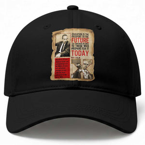 Education Is The Passport To The Future Malcolm X Wisdom Baseball Cap TS12 Print Your Wear