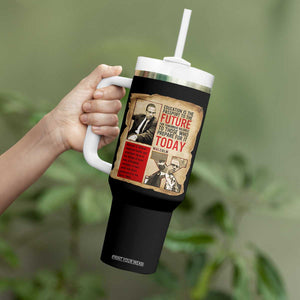 Education Is The Passport To The Future Malcolm X Wisdom Tumbler With Handle TS12 Print Your Wear