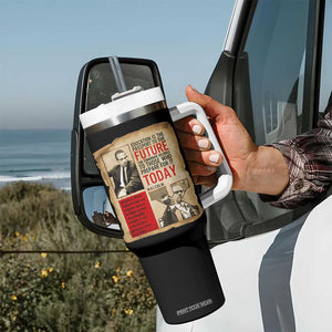 Education Is The Passport To The Future Malcolm X Wisdom Tumbler With Handle TS12 Print Your Wear