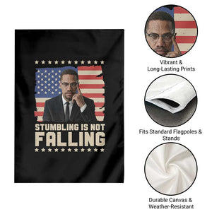 African American Pride Gift Garden Flag Malcolm X TS12 Print Your Wear
