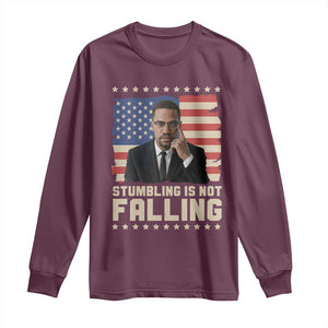 African American Pride Gift Long Sleeve Shirt Malcolm X TS12 Maroon Print Your Wear