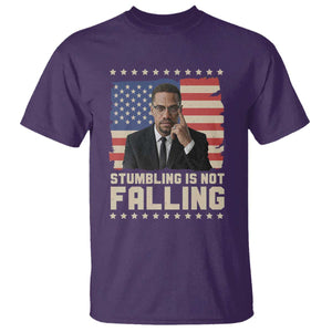 African American Pride Gift T Shirt Malcolm X TS12 Purple Print Your Wear