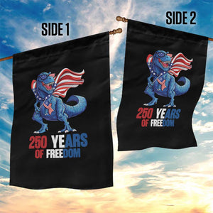 Funny Patriotic Dinosaur Garden Flag 250 Years Of Freedom TS12 Print Your Wear