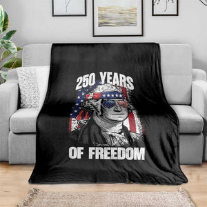 George Washington Founding Father Throw Blanket 250 Years Of Freedom TS12 Print Your Wear