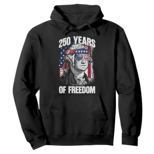 George Washington Founding Father Hoodie 250 Years Of Freedom TS12 Black Print Your Wear